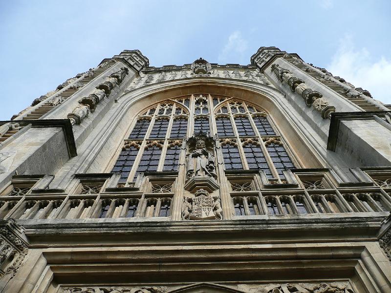 P1000157- Facade eglise  de Bath.JPG - Façade de l'église de Bath